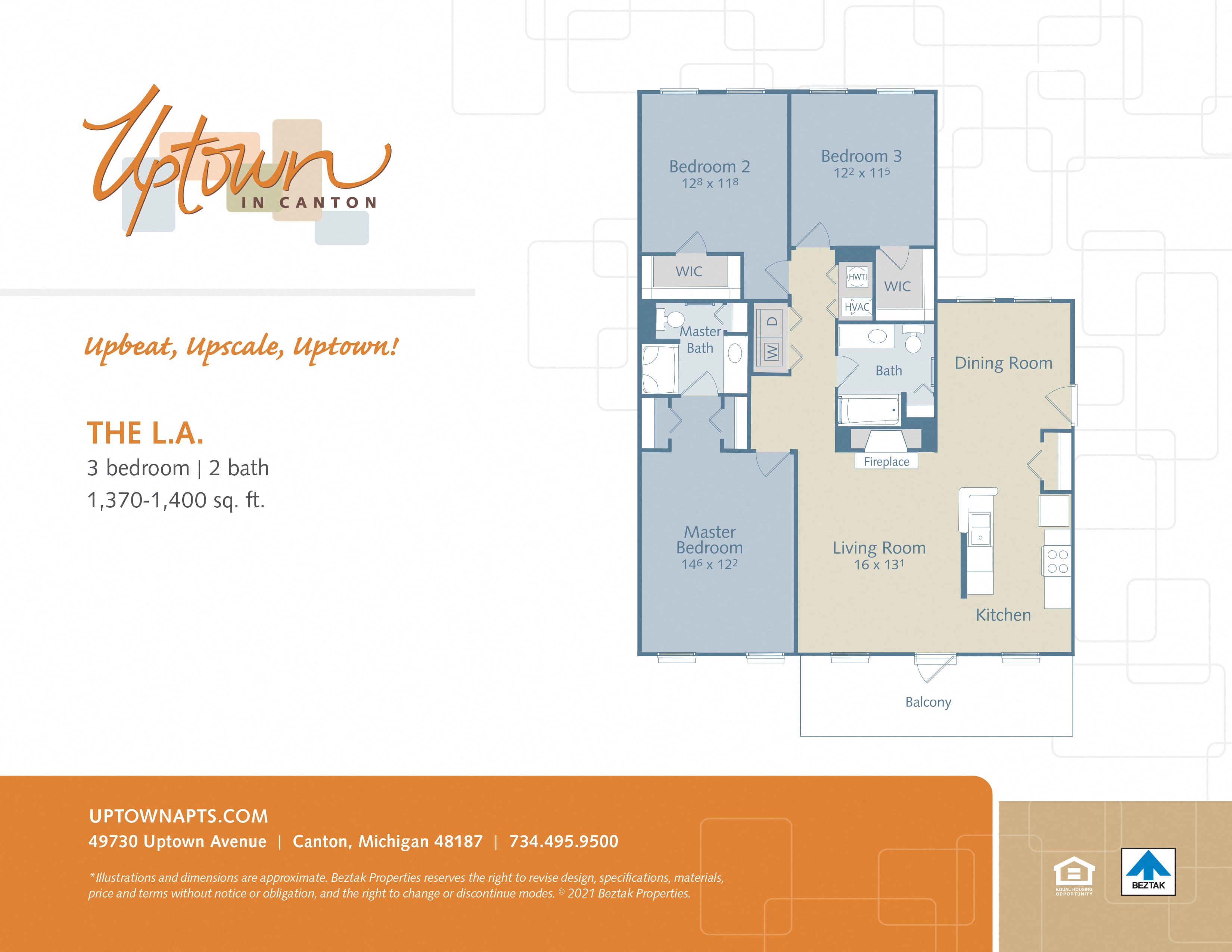 The L.A. floor plan